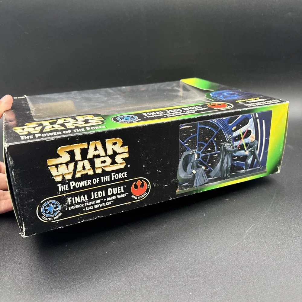 Star Wars The Power Of The Force Final Jedi Duel Figure Set Sealed 1997 NIB